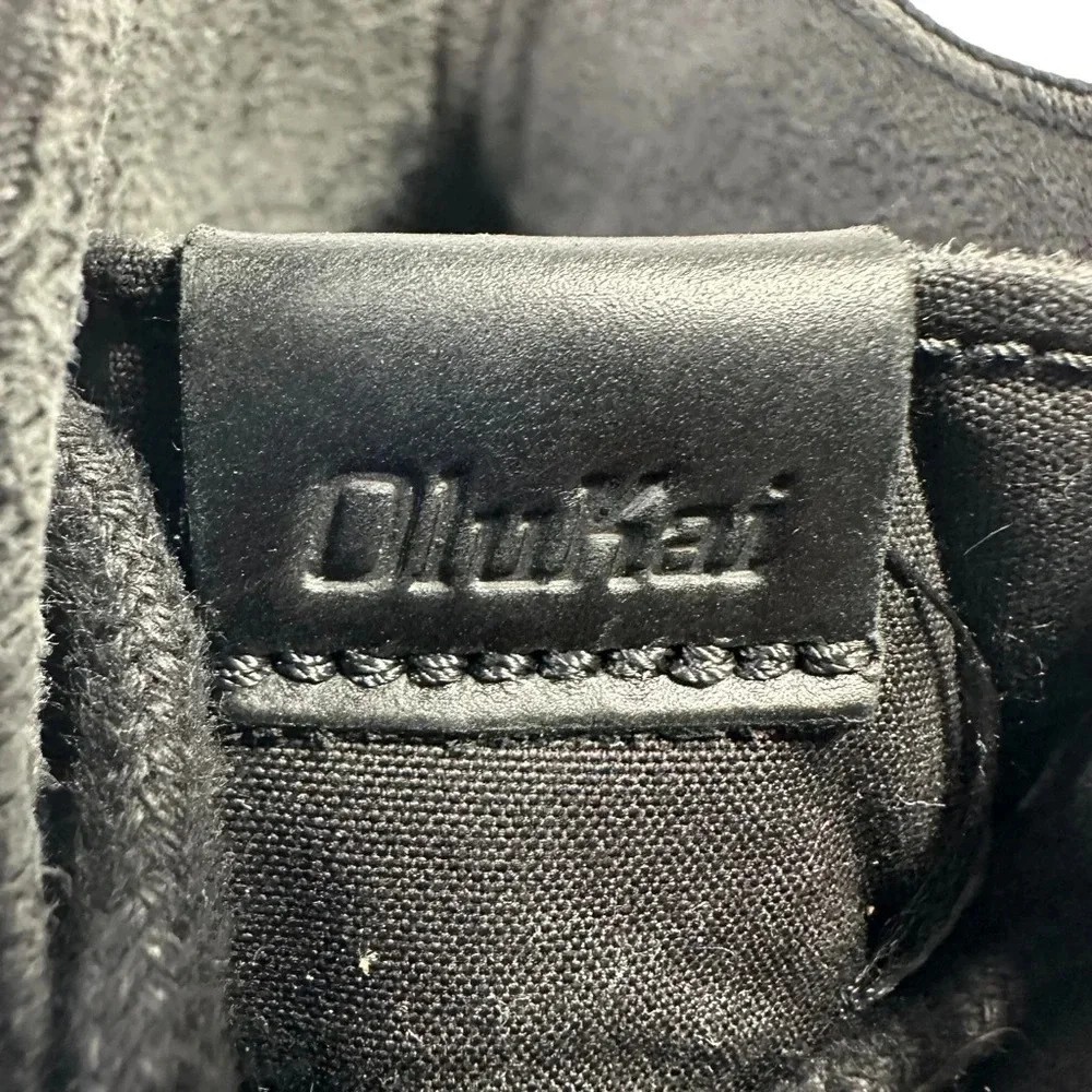 OluKai Nalukai Kapa Boot Black Waxed Canvas High Top Shoe Water Resistant. Sz: 9